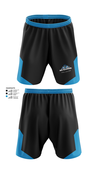 Athletic Shorts With Pockets, Mg roofing, , Teamtime, Team time, sublimation, custom sports apparel, team uniforms, spirit wear, spiritwear, sports uniforms, custom shirts, team store, custom team store, fundraiser sports, apparel fundraiser