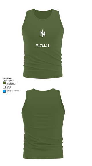 Tank Top, Vitalii, Army, Teamtime, Team time, sublimation, custom sports apparel, team uniforms, spirit wear, spiritwear, sports uniforms, custom shirts, team store, custom team store, fundraiser sports, apparel fundraiser
