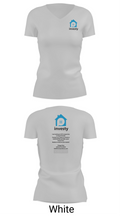 Investy 11461378 Women's Short Sleeve V-neck Shirt - 19