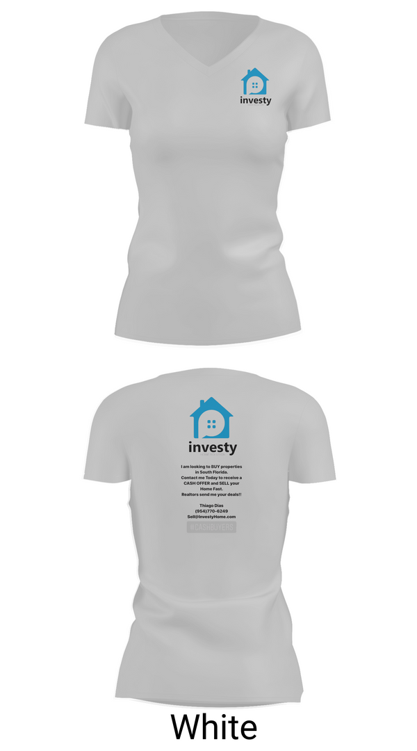 Womens Short Sleeve Vneck Shirt, Investy, , Teamtime, Team time, sublimation, custom sports apparel, team uniforms, spirit wear, spiritwear, sports uniforms, custom shirts, team store, custom team store, fundraiser sports, apparel fundraiser