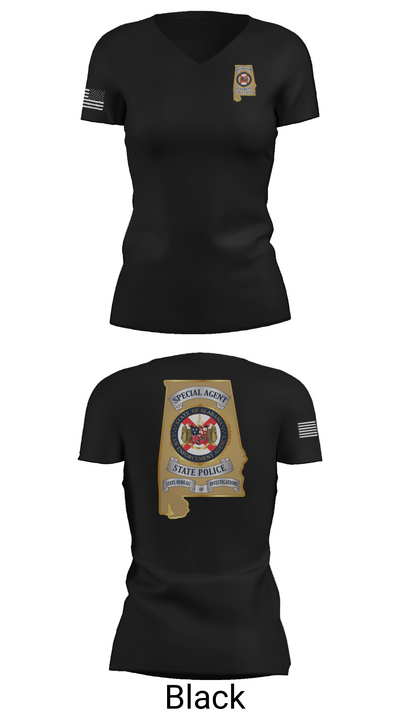 Major Crimes 85282762 Women's Short Sleeve V-neck Shirt - 27