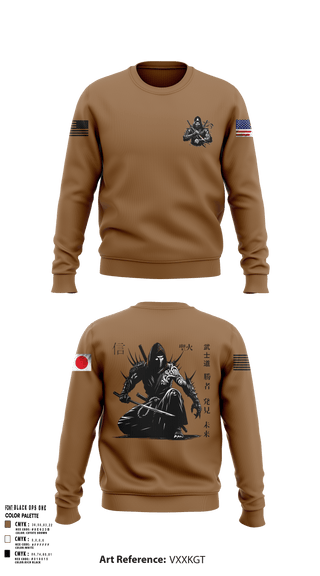 Crew Neck Sweatshirt, USANEC- Camp Zama, 78th Signal Battalion, Army, Teamtime, Team time, sublimation, custom sports apparel, team uniforms, spirit wear, spiritwear, sports uniforms, custom shirts, team store, custom team store, fundraiser sports, apparel fundraiser