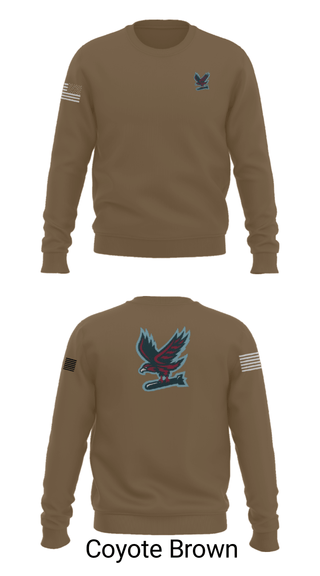Crew Neck Sweatshirt, Hawksquad, Air Force, Teamtime, Team time, sublimation, custom sports apparel, team uniforms, spirit wear, spiritwear, sports uniforms, custom shirts, team store, custom team store, fundraiser sports, apparel fundraiser