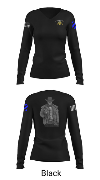 Womens Long Sleeve Vneck Shirt, Bandoleros, , Teamtime, Team time, sublimation, custom sports apparel, team uniforms, spirit wear, spiritwear, sports uniforms, custom shirts, team store, custom team store, fundraiser sports, apparel fundraiser