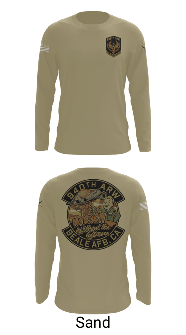 Long Sleeve Performance Shirt, 940 Air Refueling Wing, , Teamtime, Team time, sublimation, custom sports apparel, team uniforms, spirit wear, spiritwear, sports uniforms, custom shirts, team store, custom team store, fundraiser sports, apparel fundraiser