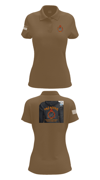 Womens Short Sleeve Performance Polo, FMS Moore, Army, Teamtime, Team time, sublimation, custom sports apparel, team uniforms, spirit wear, spiritwear, sports uniforms, custom shirts, team store, custom team store, fundraiser sports, apparel fundraiser