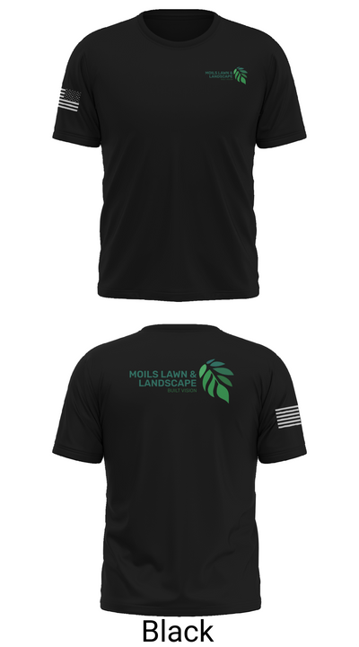Moils Lawn and landscape 2540388 Short Sleeve Performance Shirt - 30