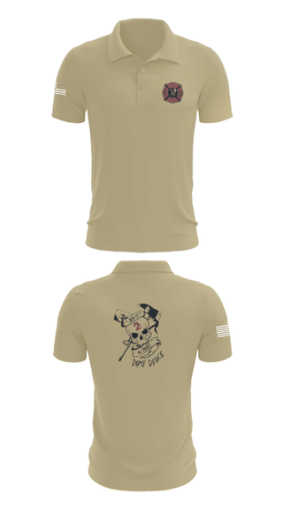 Short Sleeve Performance Polo, 386th ECES/CEF, Fire Department, Teamtime, Team time, sublimation, custom sports apparel, team uniforms, spirit wear, spiritwear, sports uniforms, custom shirts, team store, custom team store, fundraiser sports, apparel fundraiser