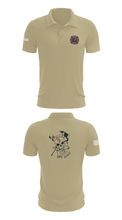 386th ECES/CEF 44039063 Short Sleeve Performance Polo - 87