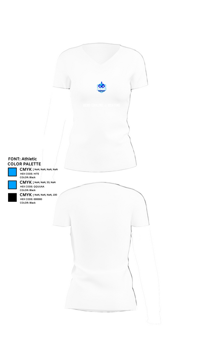 Hero Cooling & Heating 48781951 Women's Short Sleeve V-neck Shirt - 18