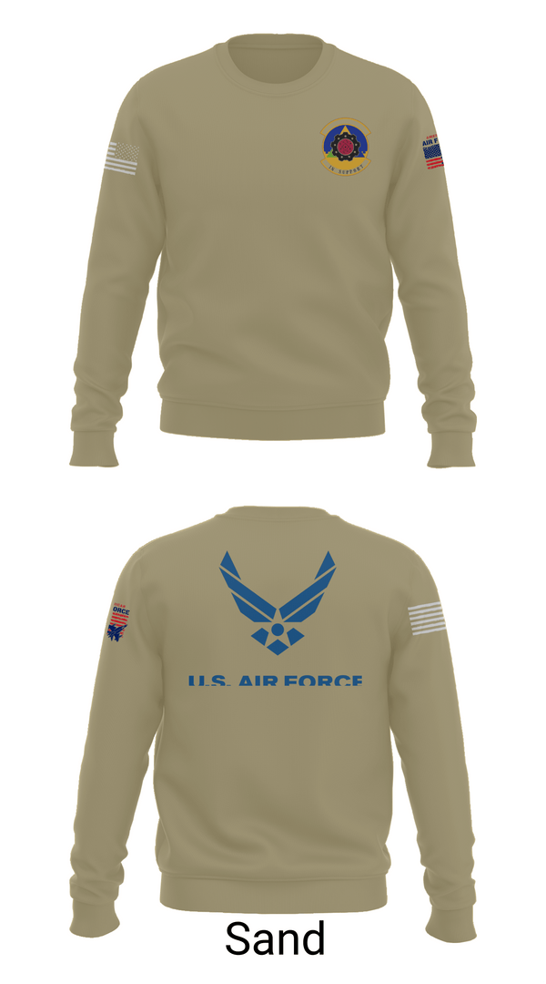 Crew Neck Sweatshirt, 4th Component Maintenance Squadron, , Teamtime, Team time, sublimation, custom sports apparel, team uniforms, spirit wear, spiritwear, sports uniforms, custom shirts, team store, custom team store, fundraiser sports, apparel fundraiser