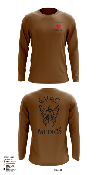 Long Sleeve Performance Shirt, Evac PLT, RSS, 2CR, , Teamtime, Team time, sublimation, custom sports apparel, team uniforms, spirit wear, spiritwear, sports uniforms, custom shirts, team store, custom team store, fundraiser sports, apparel fundraiser