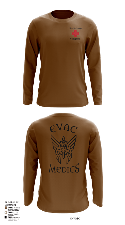 Evac PLT, RSS, 2CR 13991169 Long Sleeve Performance Shirt - 120