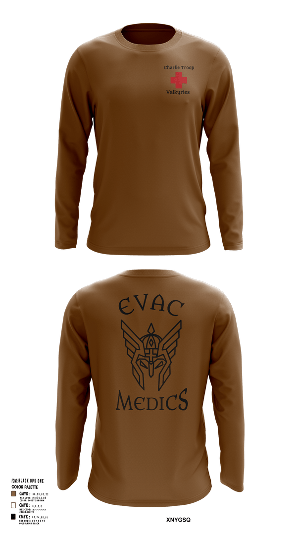 Long Sleeve Performance Shirt, Evac PLT, RSS, 2CR, , Teamtime, Team time, sublimation, custom sports apparel, team uniforms, spirit wear, spiritwear, sports uniforms, custom shirts, team store, custom team store, fundraiser sports, apparel fundraiser