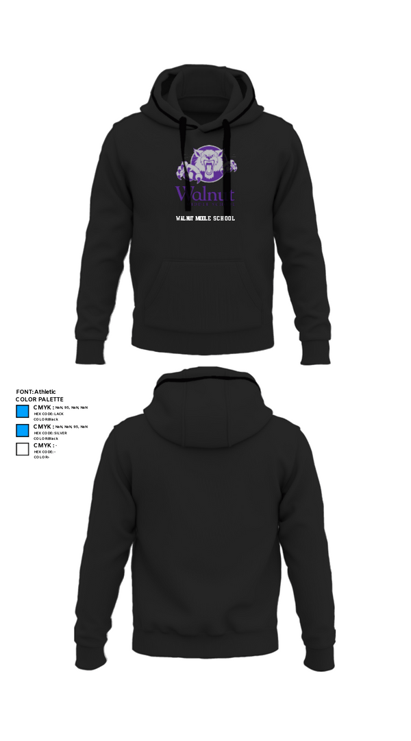 Hoodie, Walnut Middle School, Spirit Store, Teamtime, Team time, sublimation, custom sports apparel, team uniforms, spirit wear, spiritwear, sports uniforms, custom shirts, team store, custom team store, fundraiser sports, apparel fundraiser