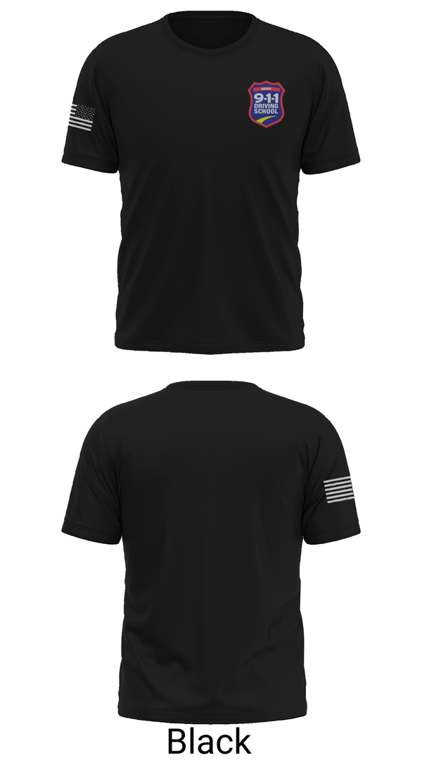 Short Sleeve Performance Shirt, 911 Driving School, , Teamtime, Team time, sublimation, custom sports apparel, team uniforms, spirit wear, spiritwear, sports uniforms, custom shirts, team store, custom team store, fundraiser sports, apparel fundraiser