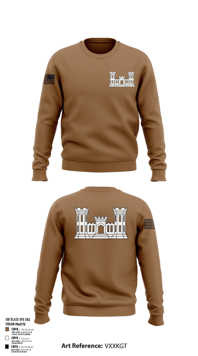 250TH ENGINEERING COMPANY 59783963 Crew Neck Sweatshirt - 142