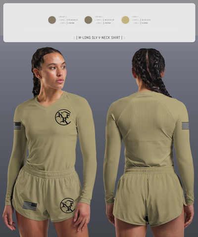 Knight Fire 43199468 Women's Long Sleeve V-neck Shirt - 2