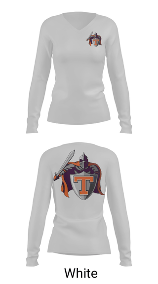 Women's Long Sleeve Vneck Shirt, Black Knights, Wrestling, Teamtime, Team time, sublimation, custom sports apparel, team uniforms, spirit wear, spiritwear, sports uniforms, custom shirts, team store, custom team store, fundraiser sports, apparel fundraiser