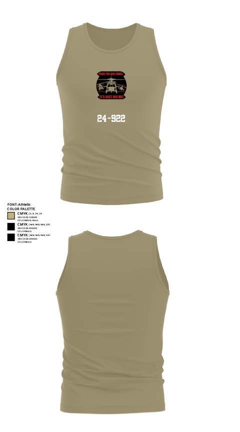 Tank Top, 24-922, Army, Teamtime, Team time, sublimation, custom sports apparel, team uniforms, spirit wear, spiritwear, sports uniforms, custom shirts, team store, custom team store, fundraiser sports, apparel fundraiser