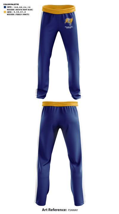 Poth High School Basketball 33923468 Sweatpants - 41