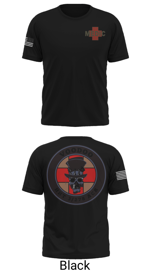 Short Sleeve Performance Shirt, Voodoo Medics, National Guard, Teamtime, Team time, sublimation, custom sports apparel, team uniforms, spirit wear, spiritwear, sports uniforms, custom shirts, team store, custom team store, fundraiser sports, apparel fundraiser