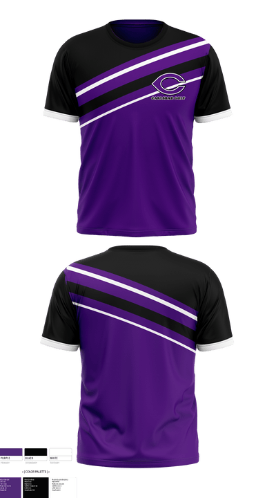 Carlsbad High School Golf 35652126 Short Sleeve Performance Shirt - 1
