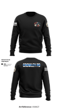 Crowley Police Department 8097883 Crew Neck Sweatshirt - 289