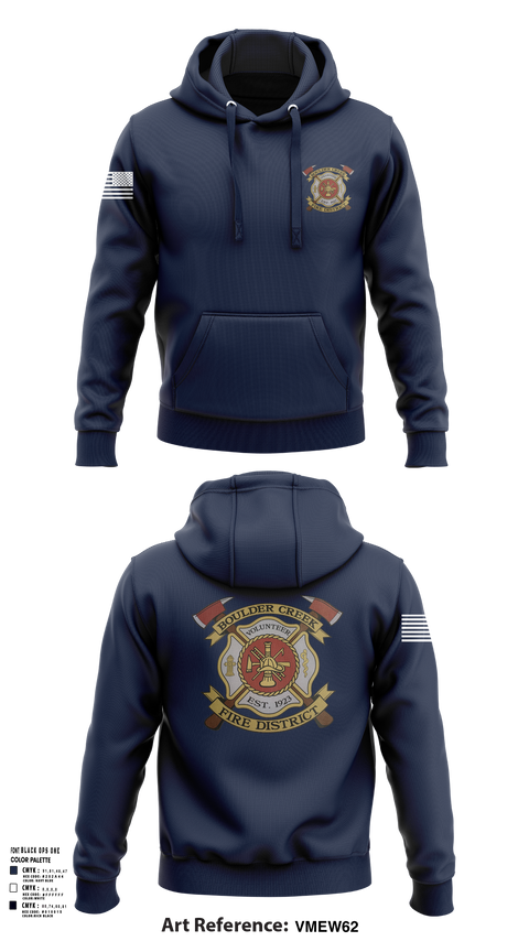 Hoodie, Boulder creek fire, , Teamtime, Team time, sublimation, custom sports apparel, team uniforms, spirit wear, spiritwear, sports uniforms, custom shirts, team store, custom team store, fundraiser sports, apparel fundraiser