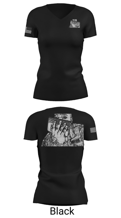 29th MP CO. 14693703 Women's Short Sleeve V-neck Shirt - 28