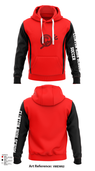 Clinton High School Soccer 53608379 Hoodie - 126