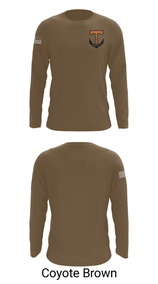 Long Sleeve Performance Shirt, Tabb NJROTC, Navy, Teamtime, Team time, sublimation, custom sports apparel, team uniforms, spirit wear, spiritwear, sports uniforms, custom shirts, team store, custom team store, fundraiser sports, apparel fundraiser