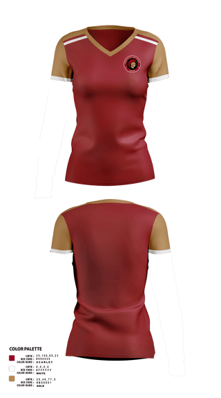 Womens Short Sleeve Vneck Shirt, Charleston High School Band, Spirit Store, Teamtime, Team time, sublimation, custom sports apparel, team uniforms, spirit wear, spiritwear, sports uniforms, custom shirts, team store, custom team store, fundraiser sports, apparel fundraiser