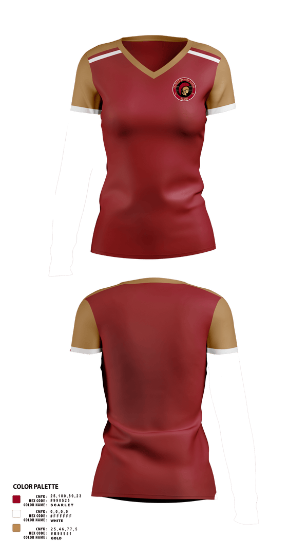 Womens Short Sleeve Vneck Shirt, Charleston High School Band, Spirit Store, Teamtime, Team time, sublimation, custom sports apparel, team uniforms, spirit wear, spiritwear, sports uniforms, custom shirts, team store, custom team store, fundraiser sports, apparel fundraiser