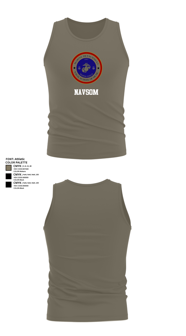 Tank Top, Navsom, Marines, Teamtime, Team time, sublimation, custom sports apparel, team uniforms, spirit wear, spiritwear, sports uniforms, custom shirts, team store, custom team store, fundraiser sports, apparel fundraiser