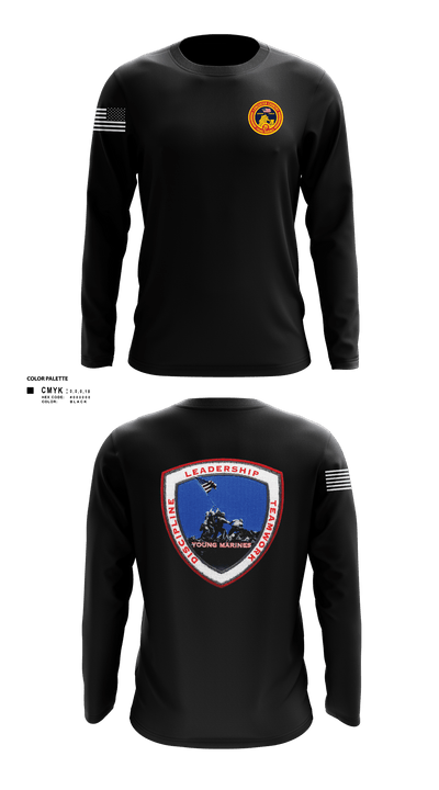 Lancaster County Young Marines 89976049 Long Sleeve Performance Shirt 102