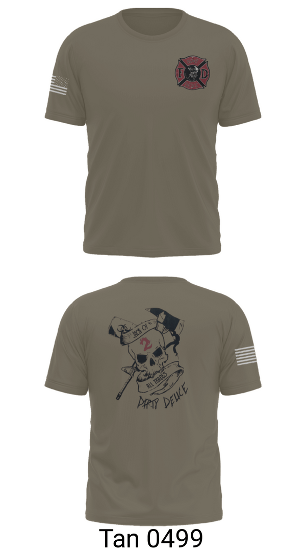 Old School Cotton Feel Shirt, 386th ECES/CEF, Fire Department, Teamtime, Team time, sublimation, custom sports apparel, team uniforms, spirit wear, spiritwear, sports uniforms, custom shirts, team store, custom team store, fundraiser sports, apparel fundraiser