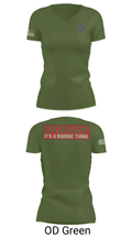 1st Marine Regiment 32808075 Women's Short Sleeve V-neck Shirt - 38