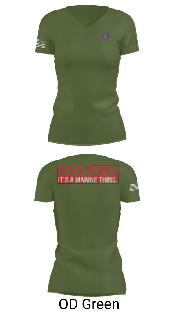 Women's Short Sleeve Vneck Shirt, 1st Marine Regiment, Marines, Teamtime, Team time, sublimation, custom sports apparel, team uniforms, spirit wear, spiritwear, sports uniforms, custom shirts, team store, custom team store, fundraiser sports, apparel fundraiser