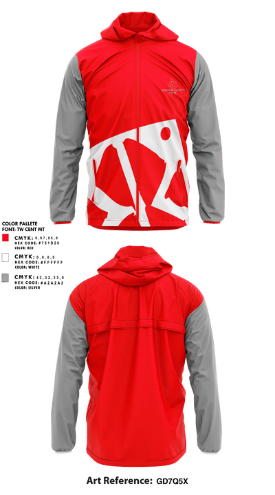 Atkinson County High School Cheer 54161209 Windbreaker - 1