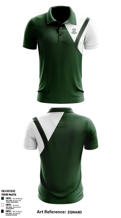 Haworth High School Golf 36396612 Short Sleeve Performance Polo - 2