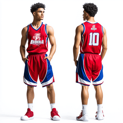 Eureka High School Basketball 16062115 Basketball Uniform - 52