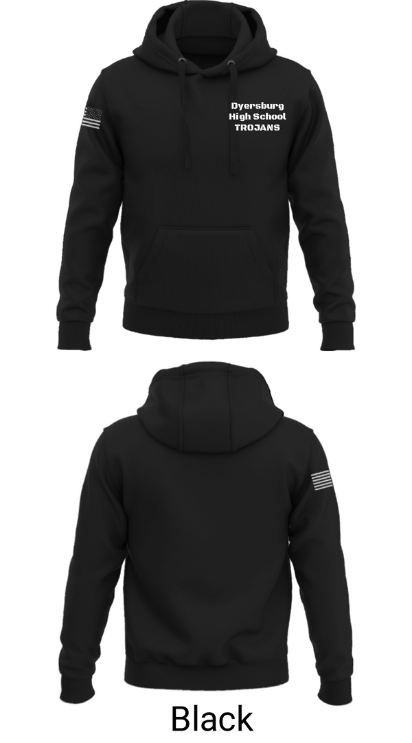 Hoodie, Dyersburg High School TROJANS, Golf, Teamtime, Team time, sublimation, custom sports apparel, team uniforms, spirit wear, spiritwear, sports uniforms, custom shirts, team store, custom team store, fundraiser sports, apparel fundraiser