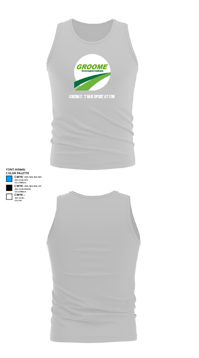 Groome Transportation 25509657 Tank Top - 13