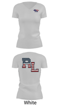 Red Land High School Cheer 22621140 Women's Short Sleeve V-neck Shirt - 19