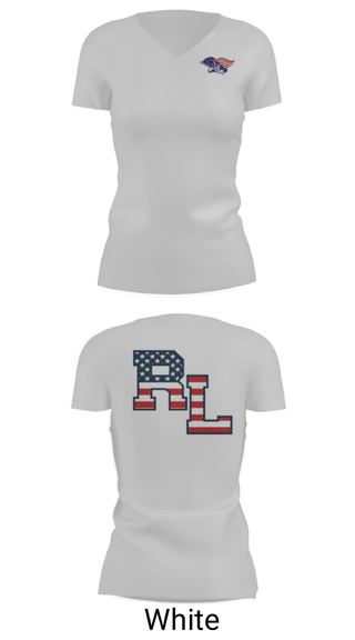 Womens Short Sleeve Vneck Shirt, Red Land High School Cheer, Cheer, Teamtime, Team time, sublimation, custom sports apparel, team uniforms, spirit wear, spiritwear, sports uniforms, custom shirts, team store, custom team store, fundraiser sports, apparel fundraiser