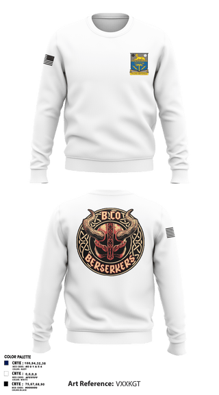 Crew Neck Sweatshirt, ArmyBravo Company 715 MIArmy, Army, Teamtime, Team time, sublimation, custom sports apparel, team uniforms, spirit wear, spiritwear, sports uniforms, custom shirts, team store, custom team store, fundraiser sports, apparel fundraiser
