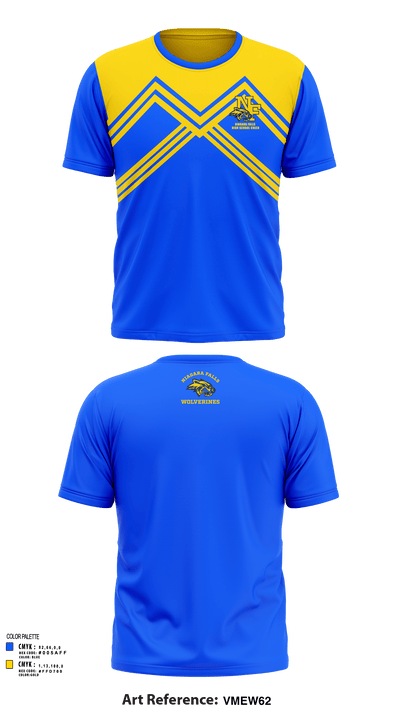 Niagara Falls High School Cheer 93766277 Short Sleeve Performance Shirt - 133