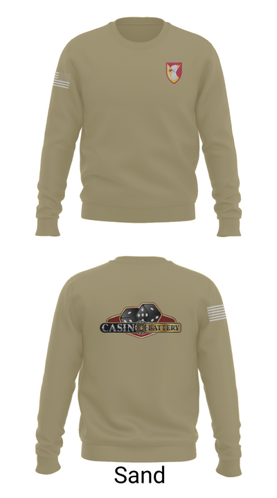 Charlie Battery, 1st Battalion 1st Air Defense Artillery Regiment 30470719 Crew Neck Sweatshirt - 85