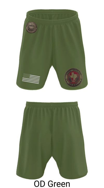 Hays County SWAT 65771365 Athletic Shorts With Pockets - 47